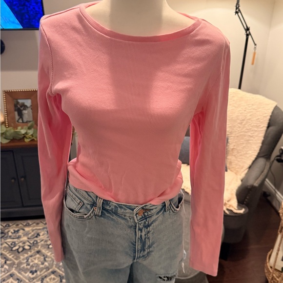 Universal Thread Tops - Universal Thread Pink Long Sleeve Top